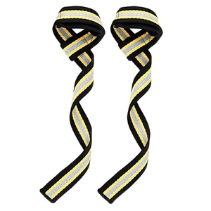 Vente en gros de haute qualité Fitness haltérophilie sangles de poignet Grip Gym exercice haltérophilie sangles en cuir support de poignet - Product Image 3
