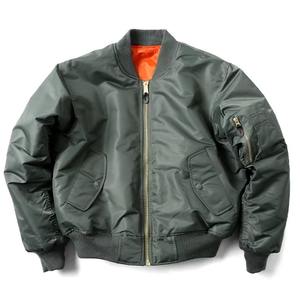 Blouson Bomber Homme Personnalisé 100% Soie à Col Montant, Design Hiver Léger et Respirant - Product Image 3