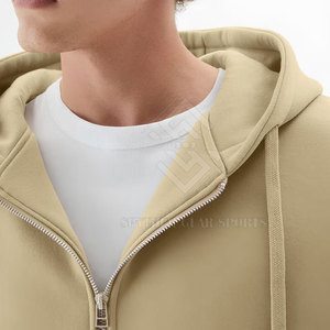 Meilleures ventes 2025 – Sweat à capuche zippé pour homme, prix bas, hiver, uni, décontracté, logo personnalisé imprimé, haute qualité - Product Image 6