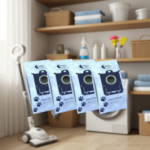 4 sacs de rangement pour aspirateur Electrolux Blue 900 168 459, S BAG E203S, pour aspirateurs Electrolux - Product Image 3