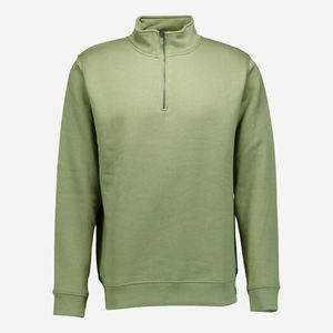 Suéter con capucha de algodón y poliéster transpirable de alta calidad para hombre, teñido liso para la temporada de invierno, método de tejido no tejido - Product Image 3