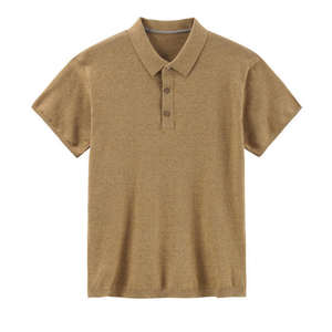 Camiseta de polo de golf en blanco de alta calidad, logotipo bordado personalizado, camiseta de negocios de algodón liso Unisex, camiseta de polo personalizada - Product Image 4