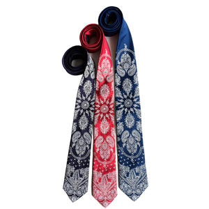 Bandana carré 100% coton imprimé personnalisé de la nouvelle mode de l'usine directe Style long en satin de soie de haute qualité avec logo personnalisé - Product Image 4