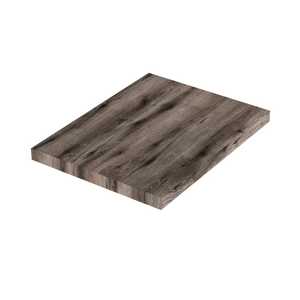 ท็อปตู้ห้องน้ำไม้โอ๊คฟอสซิลขนาด 60 ซม. พร้อมอ่างล้างหน้า ดีไซน์หรูหรา - Product Image 1