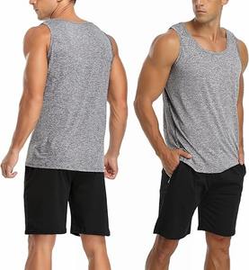 Débardeur à dos nageur sans manches pour hommes Gym Workout Muscle Fitness Casual Running Sports Respirant Léger Coton Séchage rapide - Product Image 3