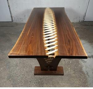 Diseño de parquet de mesa de madera maciza de estilo francés moderno personalizado para uso en restaurante - Product Image 4