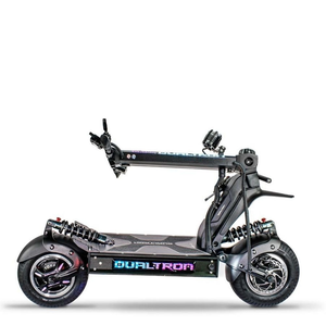 Patinete eléctrico DUALTRON de doble motor, negro, con luces LED y frenos de disco - Product Image 2