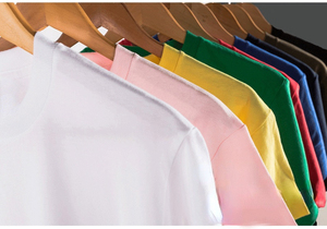 Tout nouveau t-shirt à manches courtes tricoté en coton 100% pour hommes solide blanc coupe régulière chemise écologique vierge - Product Image 5