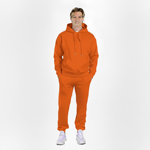 Conjunto de Sudadera con Capucha de Felpa de Algodón Premium, Chándal Personalizado para Hombre, Sudadera con Capucha Gruesa y Pantalones Deportivos, Atuendo Urbano - Product Image 2