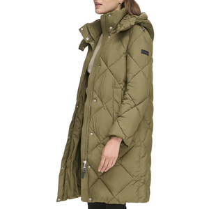 Fabricante de Parkas Acolchadas Largas para Mujer, Distribuidor OEM, Proveedor de Ropa Térmica Personalizada, Pedidos al por Mayor, Calidad Premium - Product Image 3