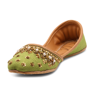 New Arrival High Quality Ladies Khussa Party Wear Fancy Indoor Pakistani Punjabi Jutti Khussa For Online Sale - Product Image 5