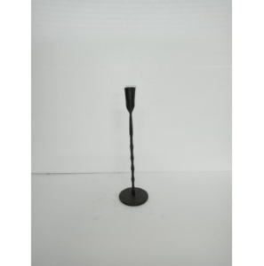 Metal Candle Holder Black Color Christmas Handmade Durable Redefines Contemporary Elegance Crafted for Nordic Purity and Poise - Product Image 1