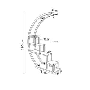 Macetas de Metal Gris de Estilo Industrial Vintage, Macetas Decorativas Grandes de Zinc para Decoración del Hogar, Jardín y Hotel, Corrugadas para Suculentas - Product Image 4