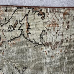 4.7x7.7 ft Turkish Area Rug, Vintage <b>Brown</b> Polka dot Rug - Product Image 5