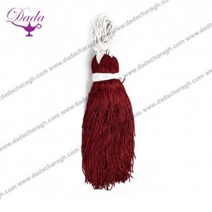 Fil brut métallique français en couleur rouge pompéien - Product Image 3