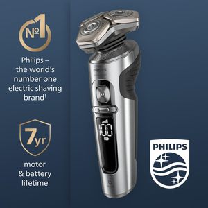 Philips Series 9000 Prestige Rasoir électrique Wet Dry Portable NanoTech Dual Precision Blades Hydro SkinGlide Coating Ultraflex - Product Image 3