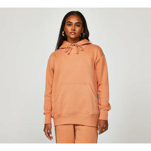 Ensemble Jogging à Capuche Surdimensionné pour Femmes de Haute Qualité avec Logo Personnalisé OEM/ODM, Sweat-shirt en Velours Polyester Confortable, 2 Pièces, Hiver - Product Image 4