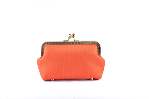 Grand sac en lin à la mode avec reliure en cuivre et 4 Branches de perles de verre à paillettes et 3 broderies d'oiseaux - Product Image 4