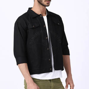 Venta al por mayor de calidad superior Pakistán hizo hombres Jeans chaquetas diseño personalizado High Street Style 100% algodón disponible para la venta - Product Image 3