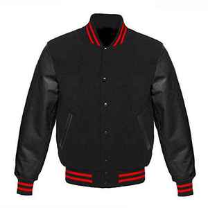 Chaquetas Varsity Formales Unisex Personalizadas al por Mayor 2025, Chaqueta de Béisbol Estilo Urbano, Ropa Deportiva de Cuero Genuino de Piel de Vaca - Product Image 5