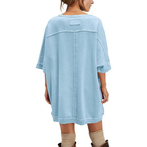 เสื้อกีฬาของผู้หญิงมีป้ายปักพิมพ์โลโก้ตามสั่งสำหรับใช้ในยิมและฟิตเนส - Product Image 3