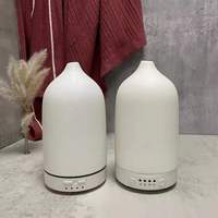 Diffuseur d'arômes ultrasonique en céramique pour spa à domicile de 160 ml avec diffuseur de parfum aux huiles essentielles en pierre