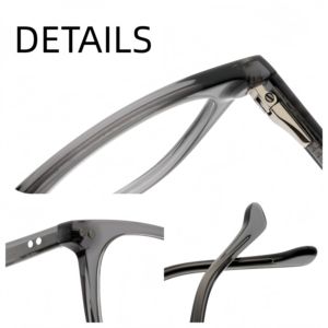 Lunettes de vue de luxe pour hommes en acétate, monture optique anti-lumière bleue, lunettes de protection contre la lumière bleue tendance, vente en gros OEM haut de gamme - Product Image 4