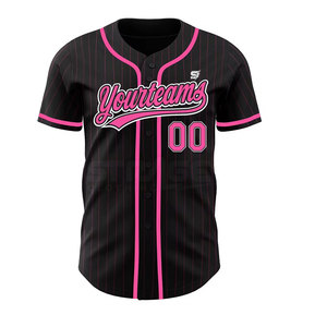Venta Directa de Fábrica, Jersey de Béisbol Transpirable de Manga Corta para Hombre, Tallas Grandes, Diseño Personalizable, Ropa Deportiva Ligera - Product Image 4