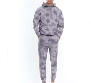 <b>Top</b> Selling Custom Made Hooded Men's Winter Tracksuit Lightweight Casual Solid 2-Piece Pullover Hoodie & <b>Trouser</b> <b>Set</b> - Product Image 1