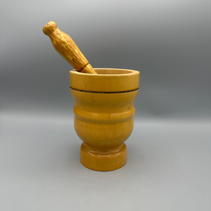 ชุดเครื่องปรุงรสและพริกไทยไม้เนื้อแข็งธรรมชาติ ทำด้วยมือ เป็นมิตรกับสิ่งแวดล้อม ใช้กับเครื่องล้างจานและเตาอบได้ ทนทาน ใช้ในครัวแบบดั้งเดิม - Product Image 1