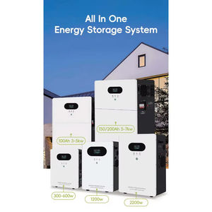 Batería Integrada de LiFePO4 de 300Ah y 15kWh con Inversor, Sistema de Almacenamiento de Energía Solar Fuera de la Red, 51.2V 5kW Híbrido MPPT IP65, 6000 Ciclos, 10 Años de Garantía - Product Image 4