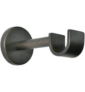 Support de tringle à rideau double en métal moderne pour salon, chambre et bureaux, offrant robustesse et style contemporain élégant - Product Image 6