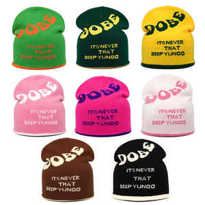 Premium personalizado OEM acrílico tejido sombrero hecho a mano Jacquard All-Print Logo Beanie para negocios temporada de invierno/uso en la playa estilo indio - Product Image 2