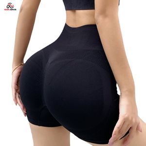 Short de jogging d'été décontracté pour femmes vente en gros de short de sweat Scrunch bout à bout sans couture sur le devant short de yoga de gymnastique extensible et sexy - Product Image 1