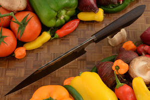 ปลอกหนังระดับพรีเมียมใบมีดสำหรับเชฟเหล็กดามัสกัสทำด้วยมือ - Product Image 4