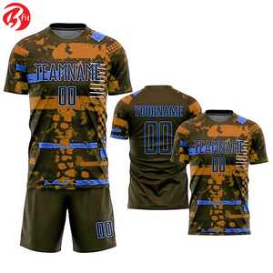 Uniforme de entrenamiento de equipo de fútbol para hombres a un precio razonable para adultos con camisetas de fútbol de corte automatizado - Product Image 5