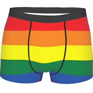 Custom Printed Sports Underwear Breathable Quick Dry Men's Briefs & Boxers Lengthen Men's Underwear