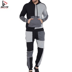 Custom Logo Print Men's Eco-Friendly <b>Oversized</b> Zip-up Hoodie and Sweatpants Track Suit <b>Jogger</b> Breathable Fleece Plus Size - Product Image 4