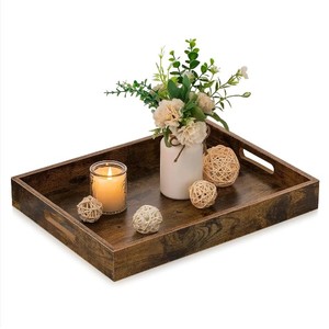 ชุดถาดแกะสลักด้วยมือ2ชิ้นลายดอกเดซี่สีเบจขาวลายดอกเดซี่อาหารมะม่วงที่สง่างามปลอดภัยสำหรับเสิร์ฟและตกแต่ง - Product Image 2