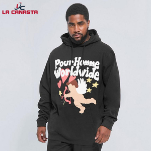 Sudadera con Capucha Extra Grande para Hombre, de Forro Polar Grueso, Bordada y con Estampado Personalizado, de Invierno, de Alta Calidad - Venta al Por Mayor de Lujo - Product Image 4