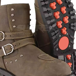 Botas de Trabajo para Hombre 2026 con Puntera de Acero, Impermeables, Antideslizantes, Duraderas, de Cuero, con Absorción de Impactos - Product Image 6
