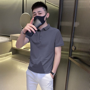 เสื้อเชิ้ตผู้ชายแบบสั้น ปักลายทอแน่น ดูดซับความชื้นได้ดี - Product Image 2