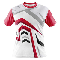 T-shirts de course personnalisés pour hommes de haute qualité, 100% polyester, sublimation, vierges, impression personnalisée en couleur intégrale, maillot de football