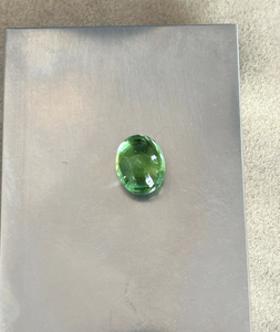 Forma de cabujón ovalado de turmalina verde natural, piedras preciosas sueltas verdes de Brasil, proveedor mayorista al mejor precio de fábrica, joyería fina - Product Image 3