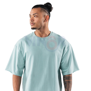 Camisetas de gran tamaño para hombres de alta calidad, el mejor diseño personalizado, logotipos impresos, Manga corta transpirable, informal, ajuste holgado, longitud larga - Product Image 4