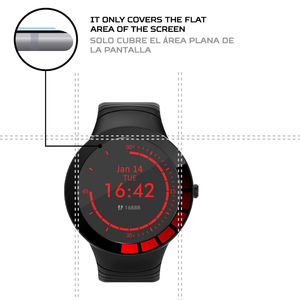 ฟิล์มกันรอยหน้าจอสมาร์ทวอทช์แบบกันกระแทกสำหรับเคส Kingwear E3 พรีเมียม พร้อมคุณสมบัติการดูดซับแรงกระแทก - Product Image 4