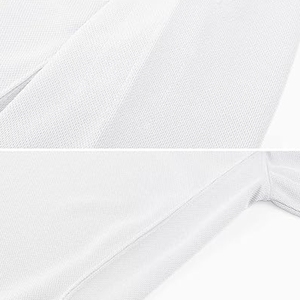 เสื้อโปโลสีขาว ดีไซน์เรียบง่าย ทันสมัย และคลาสสิก เหมาะสำหรับลุคสบายๆ ในชีวิตประจำวัน ผลิตจากผ้านุ่ม - Product Image 3