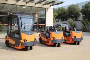 Tractor de Remolque Eléctrico para Aeropuerto, Mini, a Batería, de 3Kw, 5 Toneladas, 1 Persona, Color Opcional, en Venta - Product Image 3