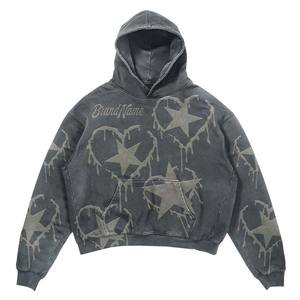 Sweat-shirt personnalisé pour homme, 100% coton, uni, décontracté, impression de logo, pour unisexe, surdimensionné, broderie, prix bas, sweat-shirts pour homme - Product Image 5