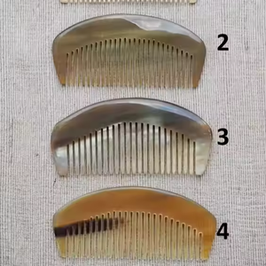 Rustic Viking-Inspired Horn <b>Comb</b> Strong and Timeless for Salon Use by crescent crafts - Product Image 1